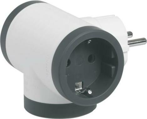 Actual product image Legrand Mop Sch 3x2p+E Lateral White/Black