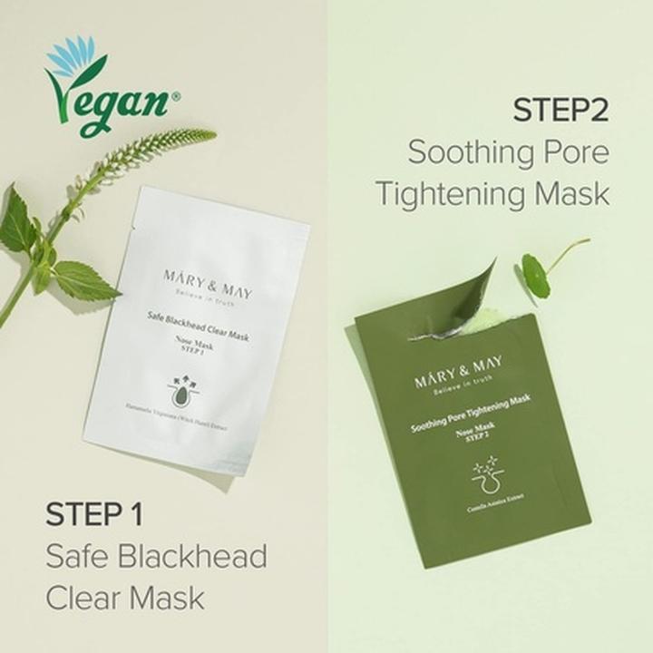 Produktbild Mary&May MARY & MAY - Daily Head Clear Nose Mask 10 pcs