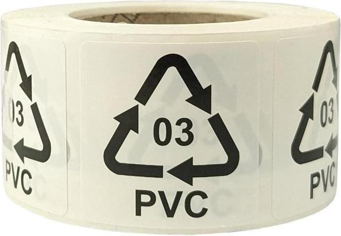 Transpak Labels for Italy dimensions 35x35mm adhesive film white self-adhesive imprint 03 PVC