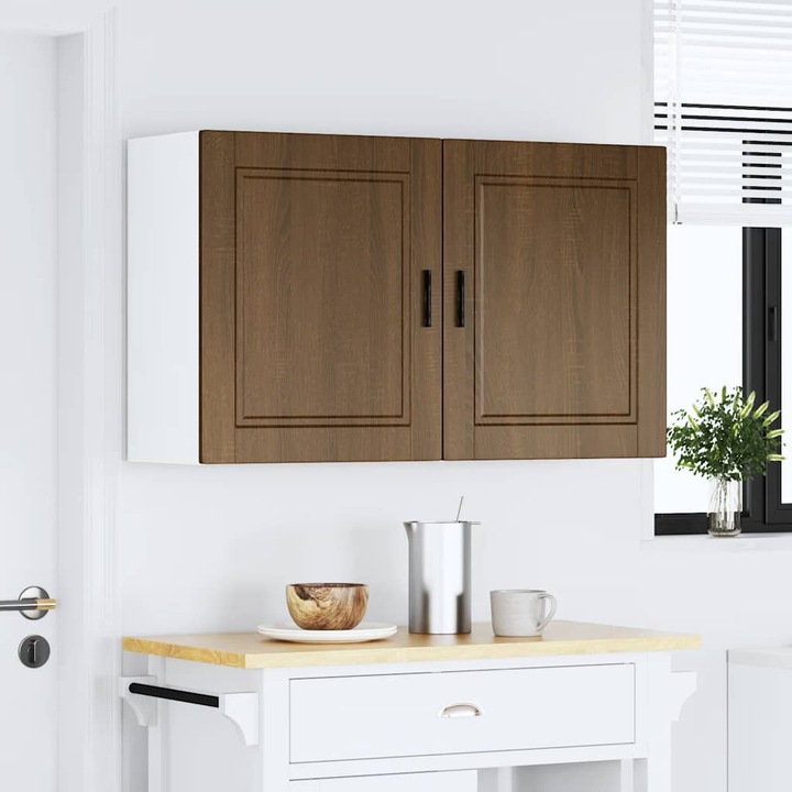 Immagine prodotto VidaXL Pensili da cucina 2 pezzi. Legno ingegnerizzato effetto rovere marrone (50 x 31 x 60 cm)