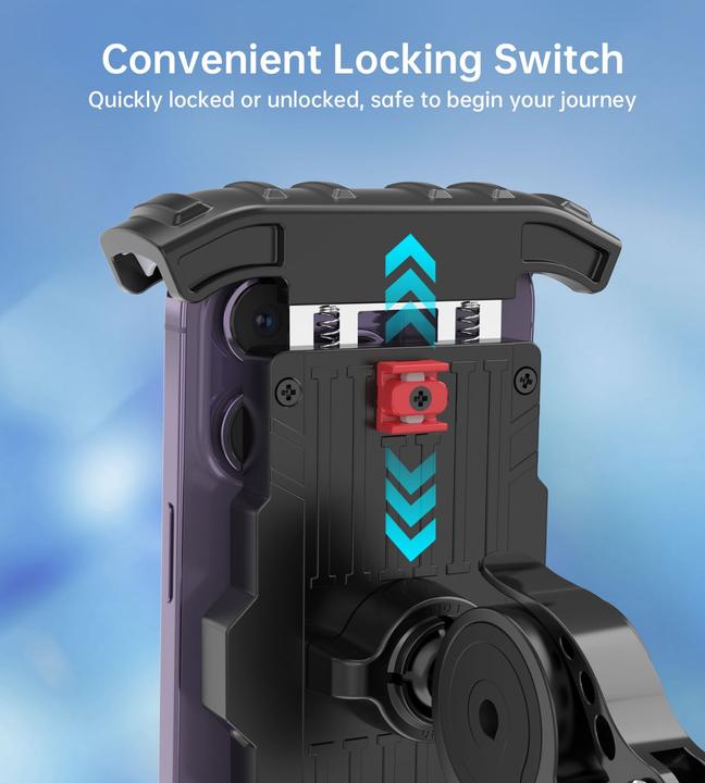 Actual product image Choetech H067 adjustable bicycle holder - black