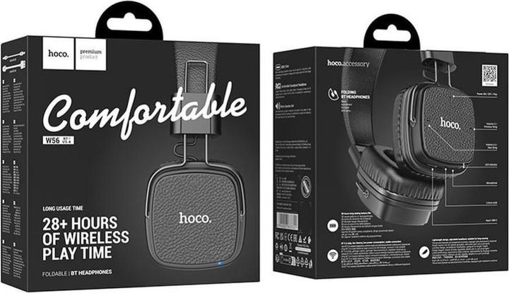 Produktbild Hoco W56, Schwarz (28 h, Kabellos)