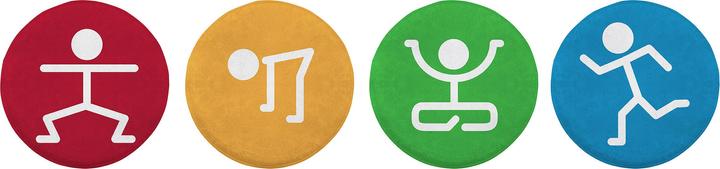 Actual product image Achoka Movement Points Activity Dots (40 x 40 cm)