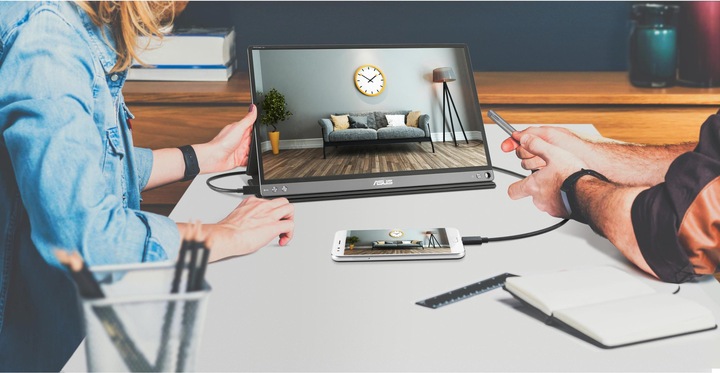 Actual product image ASUS ZenScreen GO MB16AP (1920 x 1080 pixels, 15.60")