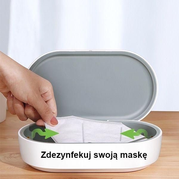 Productafbeelding Usams Sterylizator UV z ład. indukcyjną 10W biały/wit ZB138XDJ01 (US-ZB138)