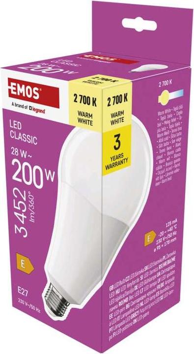 Produktbild Emos Classic (E27, 28 W, 3452 lm, 1 x, E)