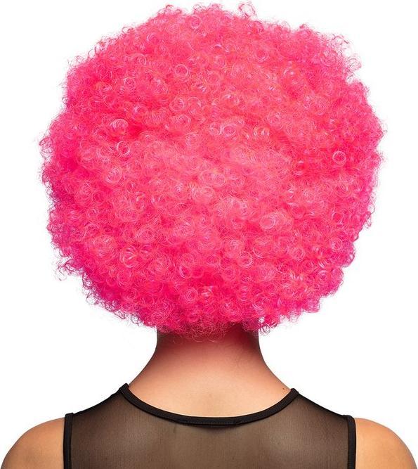 Immagine prodotto Fasnacht Parrucca Afro rosa