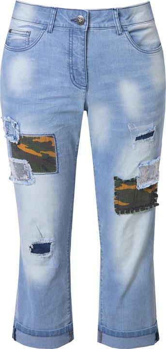 Actual product image Angel of Style 7/8-Jeans Amy, Straight Fit, Camouflage-Patches (46)
