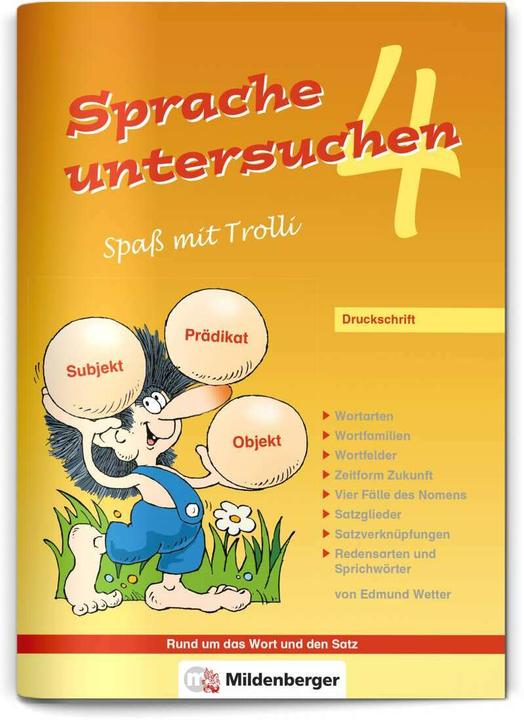 Produktbild Sprache untersuchen-Spass mit Trolli 4 (Deutsch, Edmund Wetter, 2022)