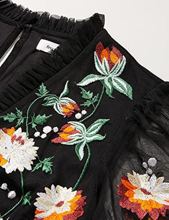 Produktbild Frock and Frill Blumenbesticktes Abendkleid mit Pailletten für Hochzeit und festliche Anlässe (36)