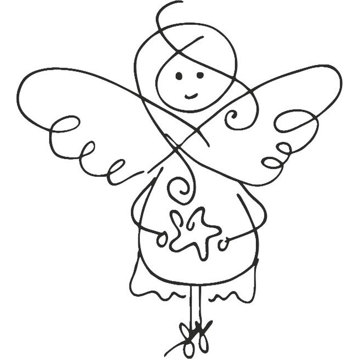 Thumbnail - Heyda, Stempel, Motivstempel 'Vom Himmel hoch' 5x5,5cm