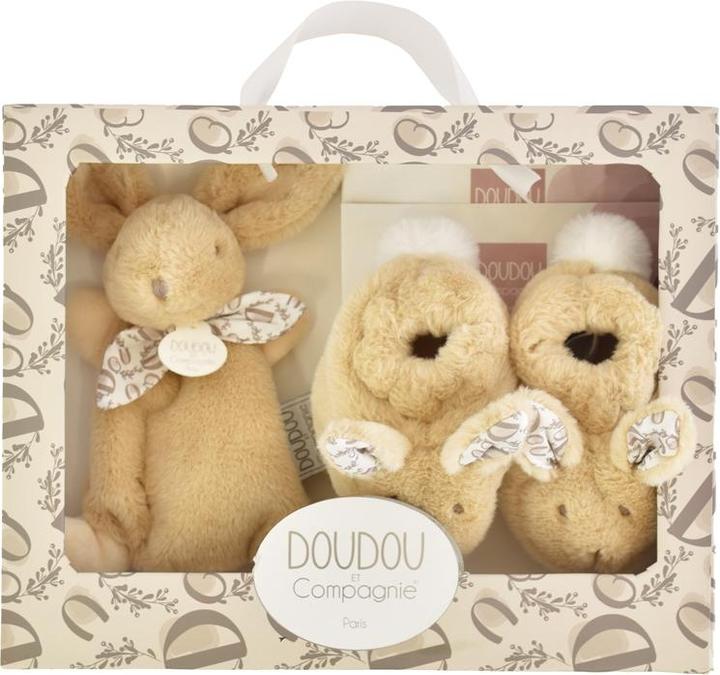 Actual product image Doudou et Compagnie Gift set rabbit beige, 0-6M (11 cm)