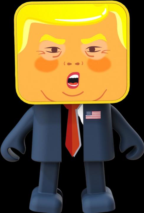 Actual product image Mobility on Board Dancing President speaker Donald Trump (4 h, Rechargeable battery operated)