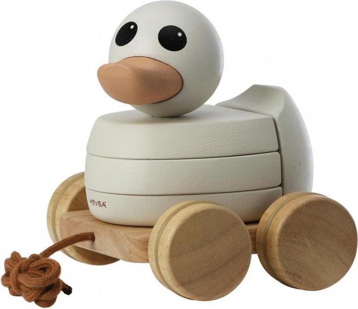Actual product image Hevea Pull-along duck toy