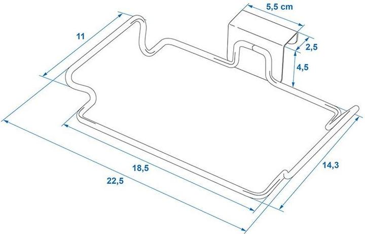 Produktbild ProPlus Abfallsack Halter für Türmontage
