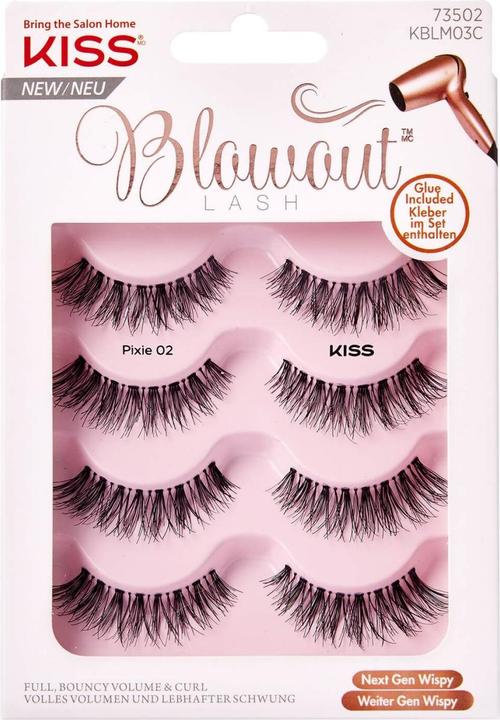 Actual product image KISS Lashes - Blowout Lash Multipack No.3 Pixie (Artificial eyelashes)