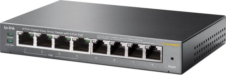 Actual product image TP-Link Tl-Sg108pe (8 Ports)
