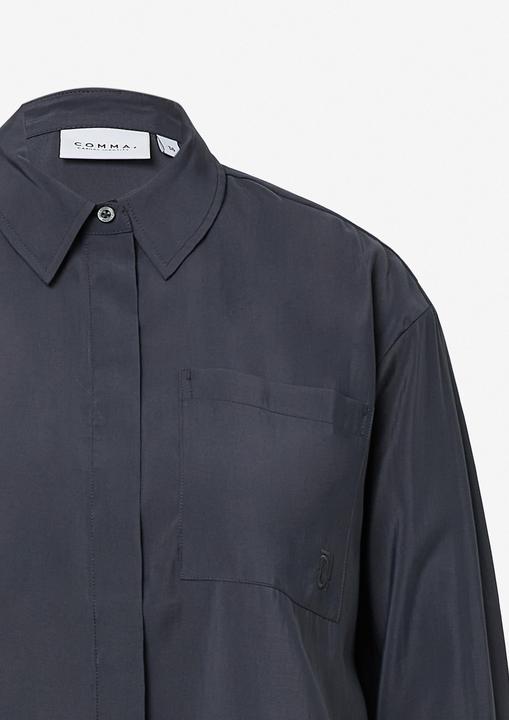 Immagine prodotto Comma Bluse Verkürzte Bluse mit Bindedetails am Saum (40)