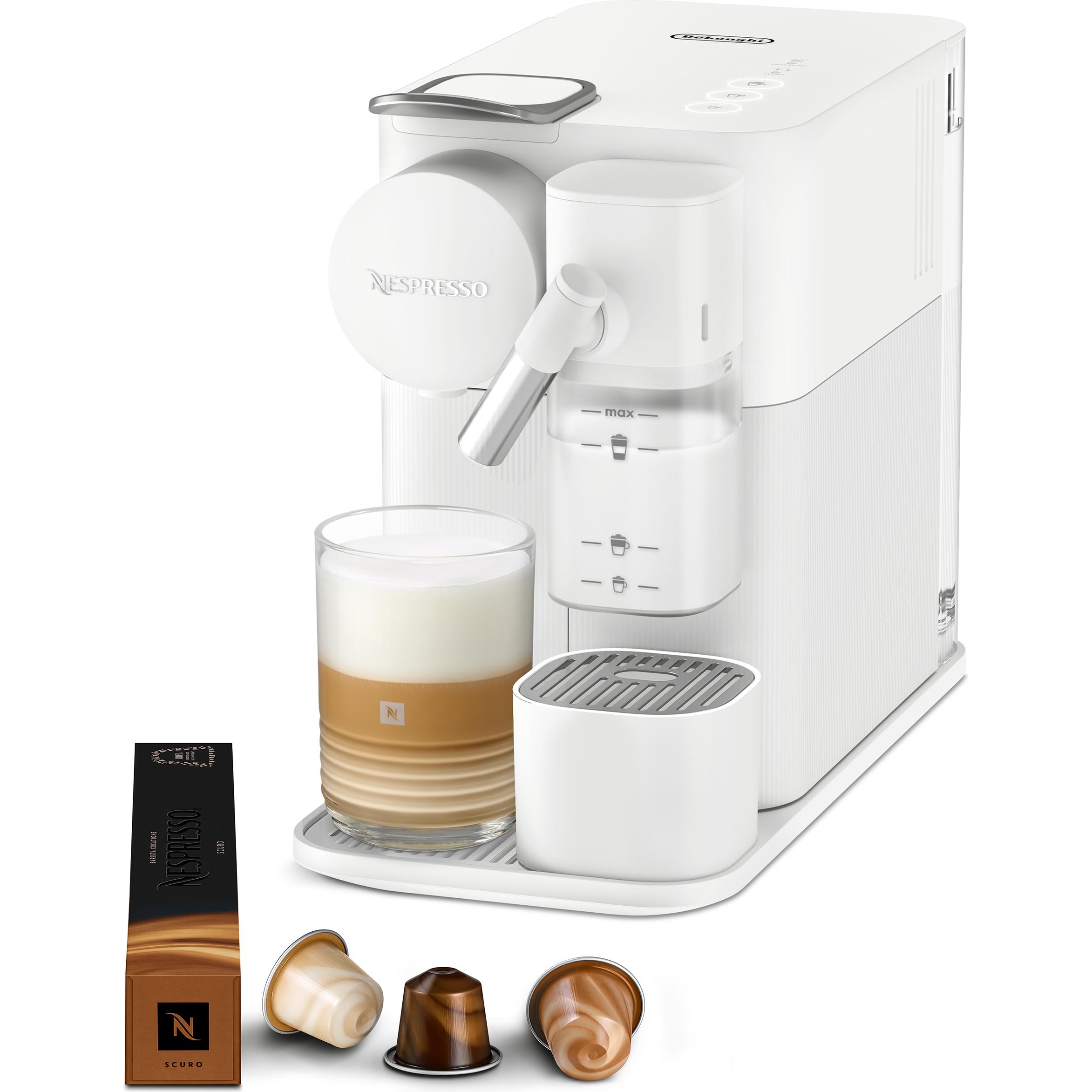 De'Longhi Nespresso Lattissima One, Macchina da caffè a capsule, Bianco