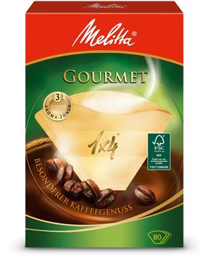 Actual product image Melitta Gourmet 1x4 / 80 pieces