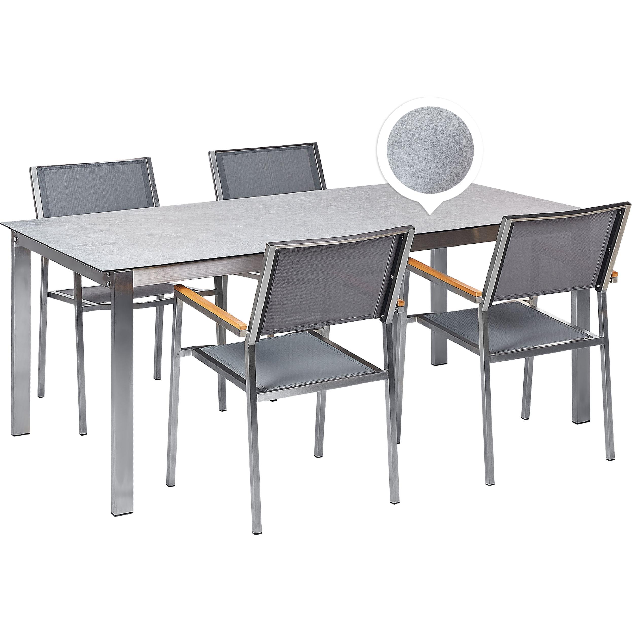 Beliani, Gartentisch + Balkontisch, Cosoleto/Grosseto (180 cm)