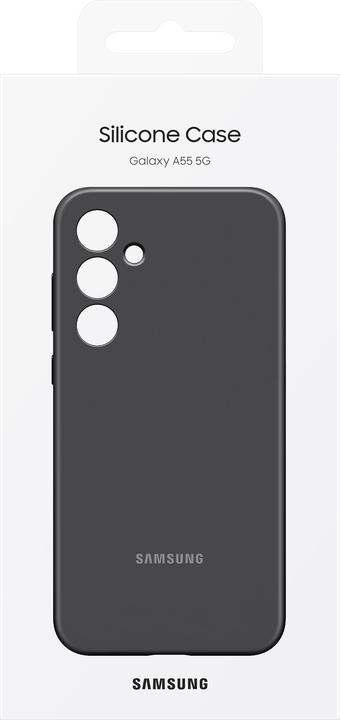 Actual product image Samsung Silicone Case A55 Black (Samsung Galaxy A55)