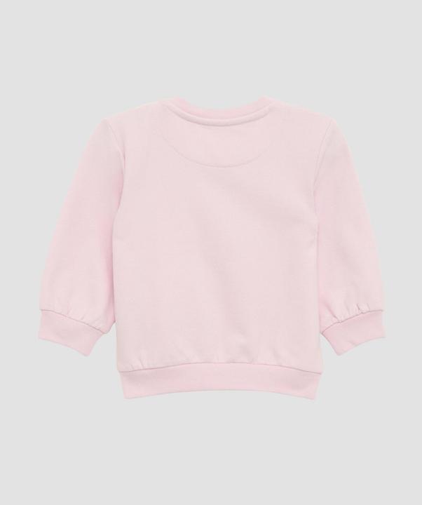 Produktbild s.Oliver Sweatshirt Sweatshirt aus Baumwollmix mit Chiffon-Applikation (86)