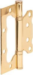 Productafbeelding Haushalt SCHARNIERDEUR 100X75X2,5MM MESSING VERGULD
