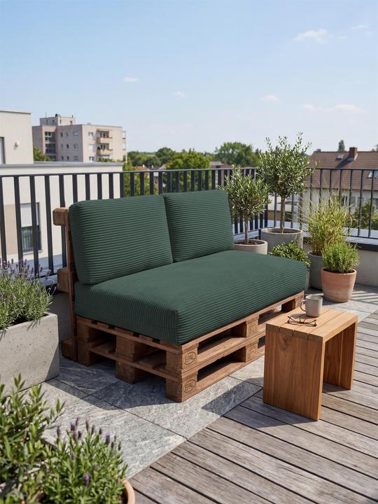 Produktbild Aspero Palettenkissenbezüge 3-teilig aus Streifen-Flanell Maratea