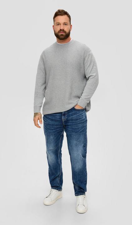 Image du produit s.Oliver Strickpullover Strickpullover mit Waffelpiqué-Muster (5XL)