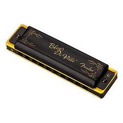 Fender Blues Harmonica DeVille G (Mundharmonika, Diatonisch, G-Dur), Blasinstrumente, Gold