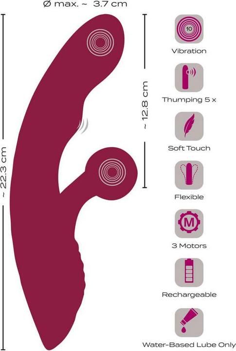 Produktbild Javida 2 Function Rabbit Vibrator