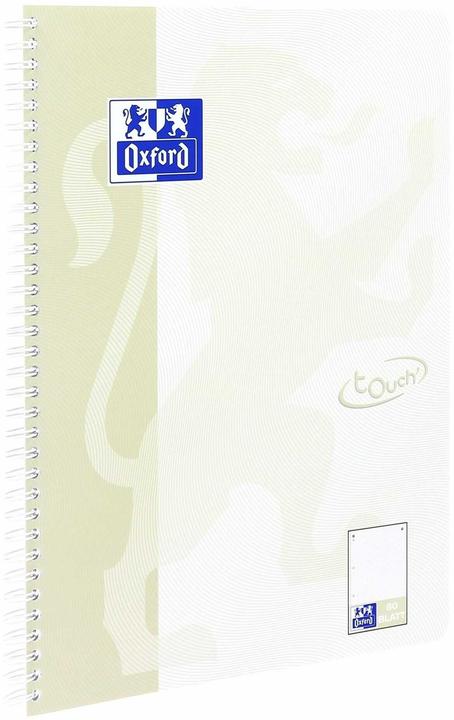 Produktbild Oxford Collegeblock Touch, DIN A4+, gepunktet, 80 Blatt dotted, 90 g/qm Optik Paper, robuster Kartondeckel (A4+, Gepunktet, Harter Einband)