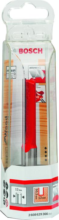 Produktbild Bosch Professional Zubehör Nutfräser Expert for Wood, Carbide, 12 mm, D1 12 mm, L 50,5 mm, G 98 mm