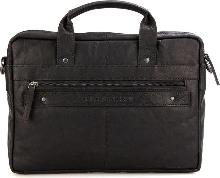 Produktbild Spikes & Sparrow & Sparrow Mannen Laptoptas / Werktas / Aktetas - Briefcase - Zwart - (13.30")