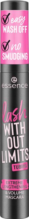 Immagine prodotto essence lash WITHOUT LIMITS TUBING Extreme Lengthening & Volume Mascara (Nero, 04 Tubo nero)