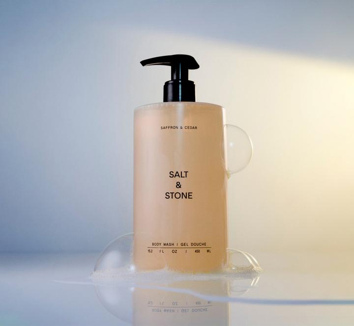 Produktbild Salt & Stone Body Wash Saffron & Cedar (450 ml)