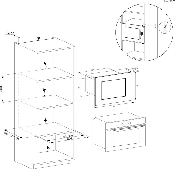Actual product image Candy CA38FL7NWXW (25 l)