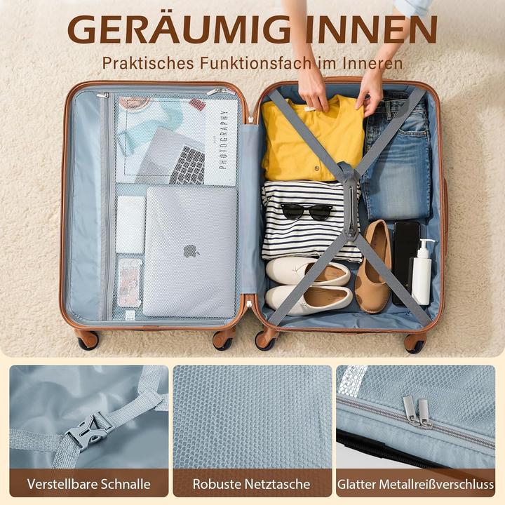 Produktbild Coolife Handgepäck Hartschalenkoffer