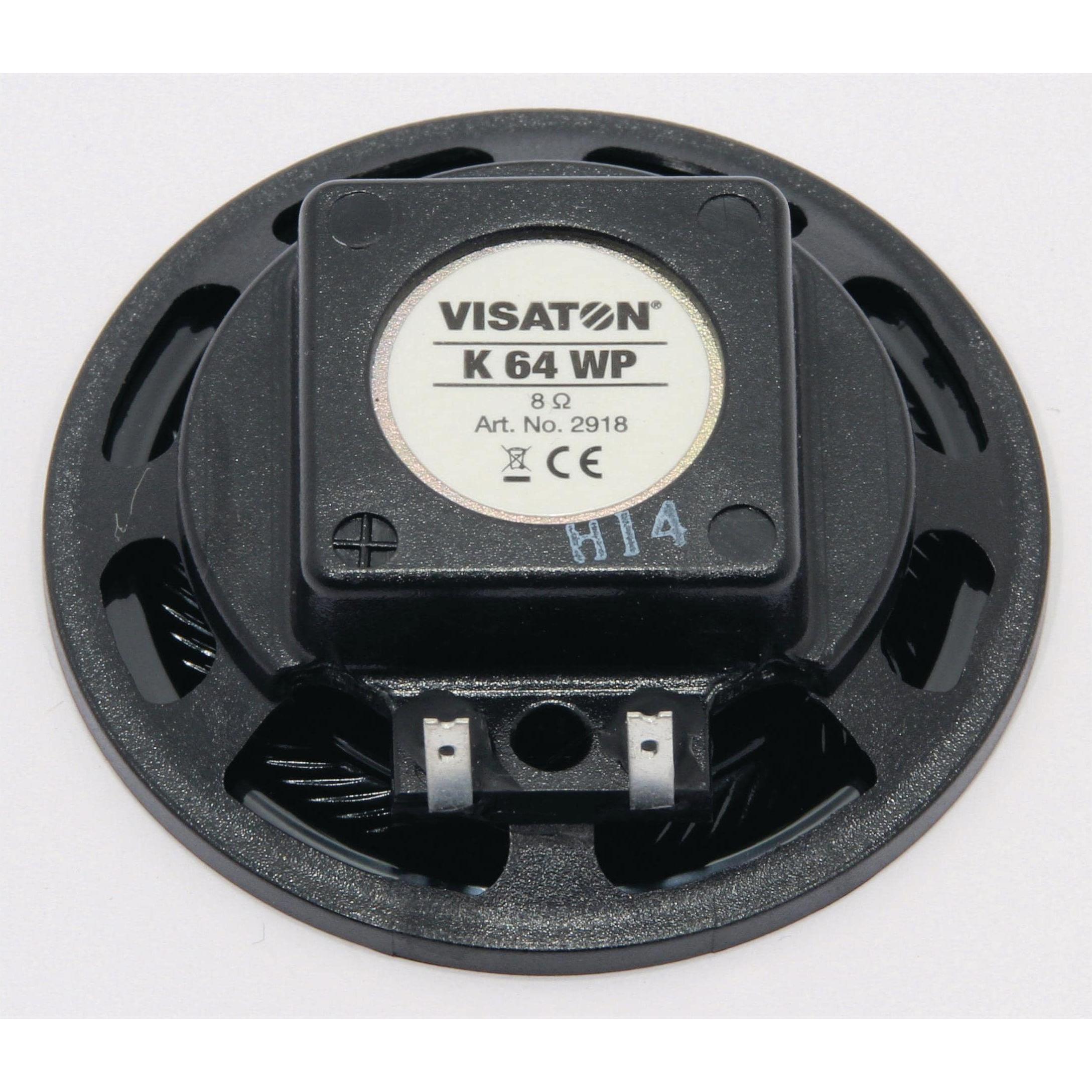 Thumbnail - Visaton Breitbandlautsprecher K 64 WP,8 Ohm, Lautsprecher Bauteile, Schwarz