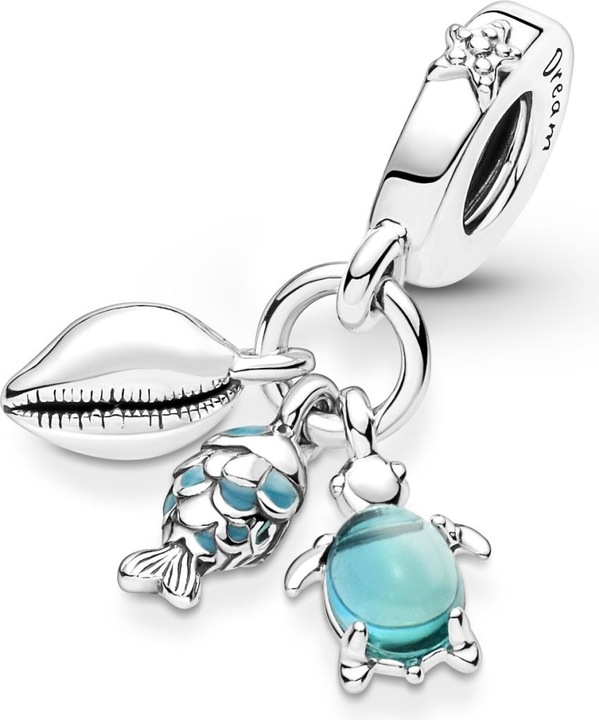 Immagine prodotto Pandora Pesce Tartaruga marina Cozza (Argento 925, Smalto)