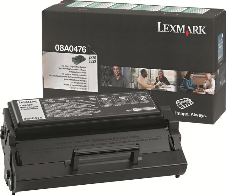Actual product image Lexmark Toner black Orig.No. 08A0476 (FC)