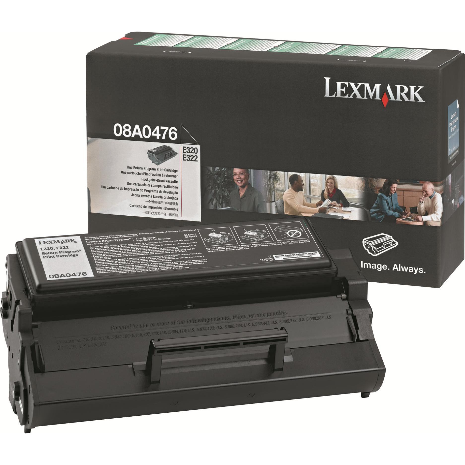 Lexmark, Toner, Toner schwarz Orig.Nr. 08A0476 (BK)