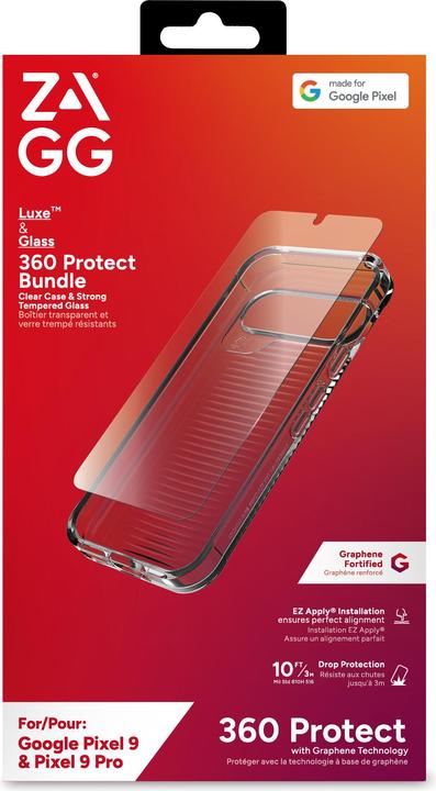 Image du produit Zagg Luxe & Glass 360 (Google Pixel 9, Google Pixel 9 Pro)