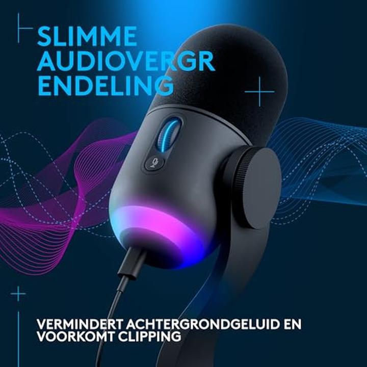 Image du produit Logitech Yeticaster GX Dynamic RGB Gaming Mic