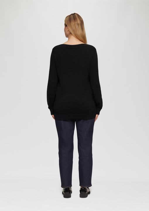 Actual product image s.Oliver Strickpullover Strickpullover mit U-Boot-Ausschnitt (44)