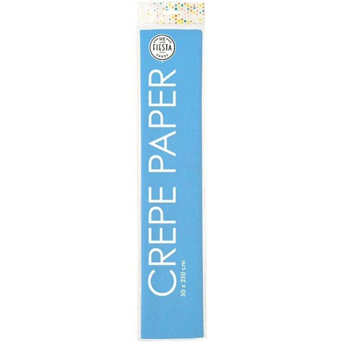 Globos, Bastelpapier, Krepppapier Babyblau, 50x250cm (1 x)