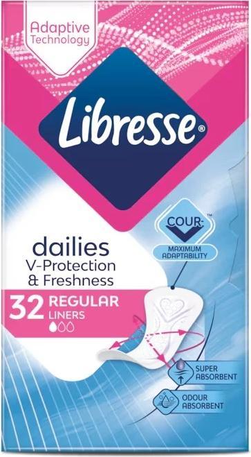 Immagine prodotto Libresse Normale - 32 pezzi - Foderine per mutande (32x)