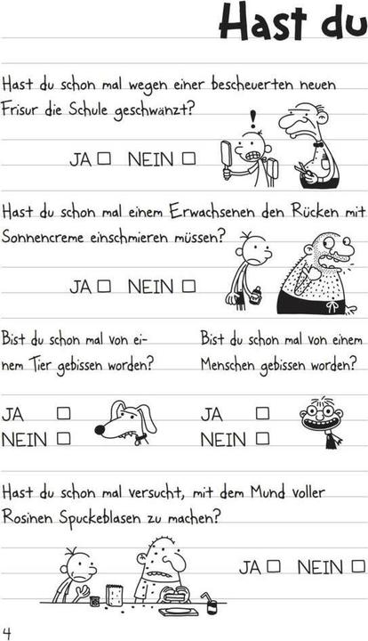 Productafbeelding Gregs Tagebuch - Mach's wie Greg! (Duits, Jeff Kinney, 2024)