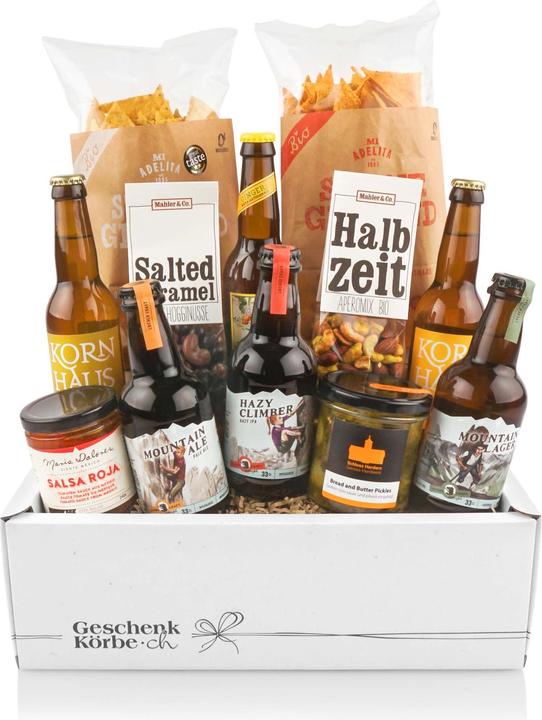 Geschenkkörbe CH Cesto regalo "Birra e patatine